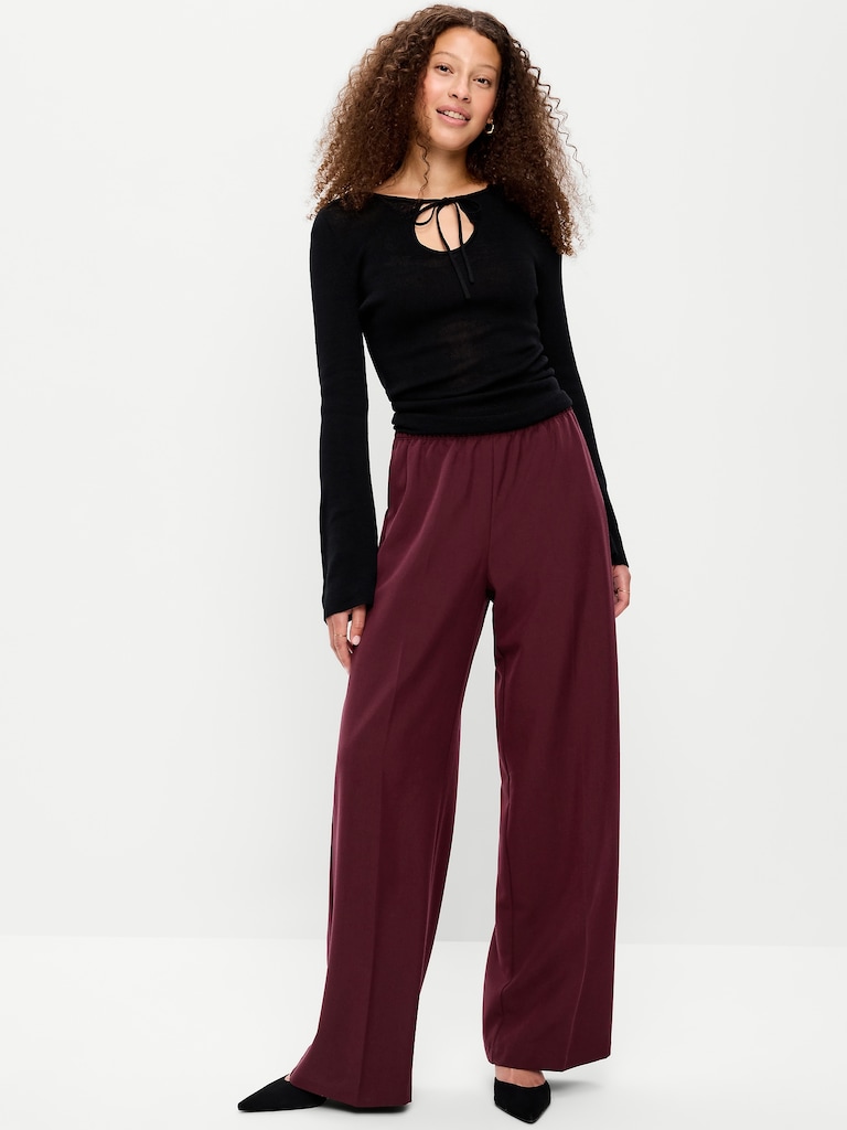 High-Waisted Billie Wide-Leg Trouser