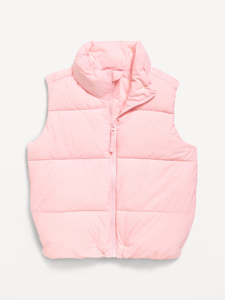 Gilet rembourré matelassé hydrorésistant pour fille