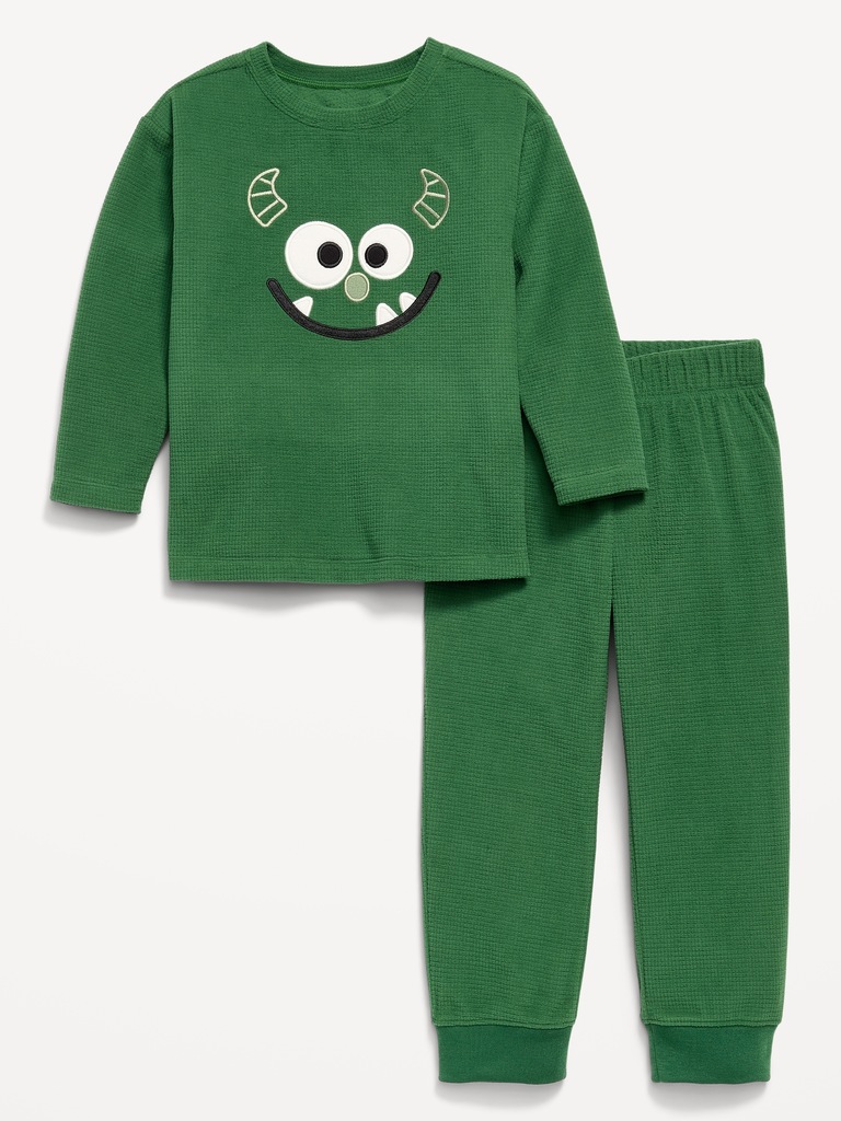 Microfleece Pajama Set for Toddler Boys