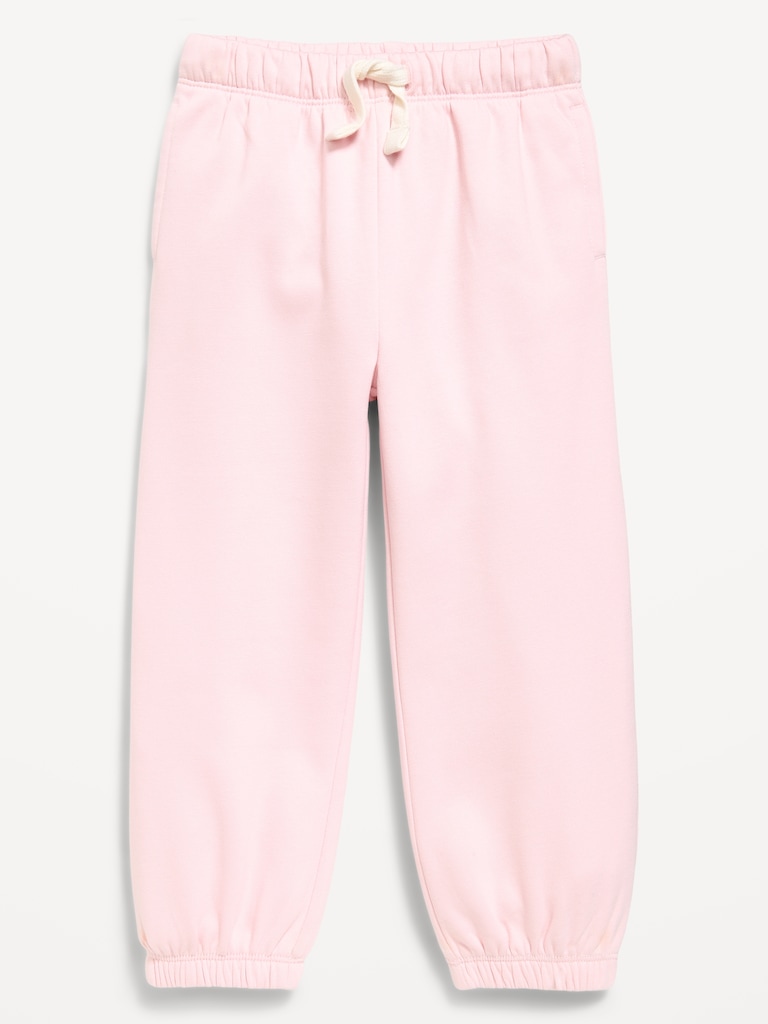 Pantalon de jogging en coton ouaté pour toute-petite fille