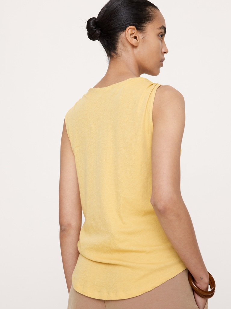 Cotton-Silk Twisted Tank