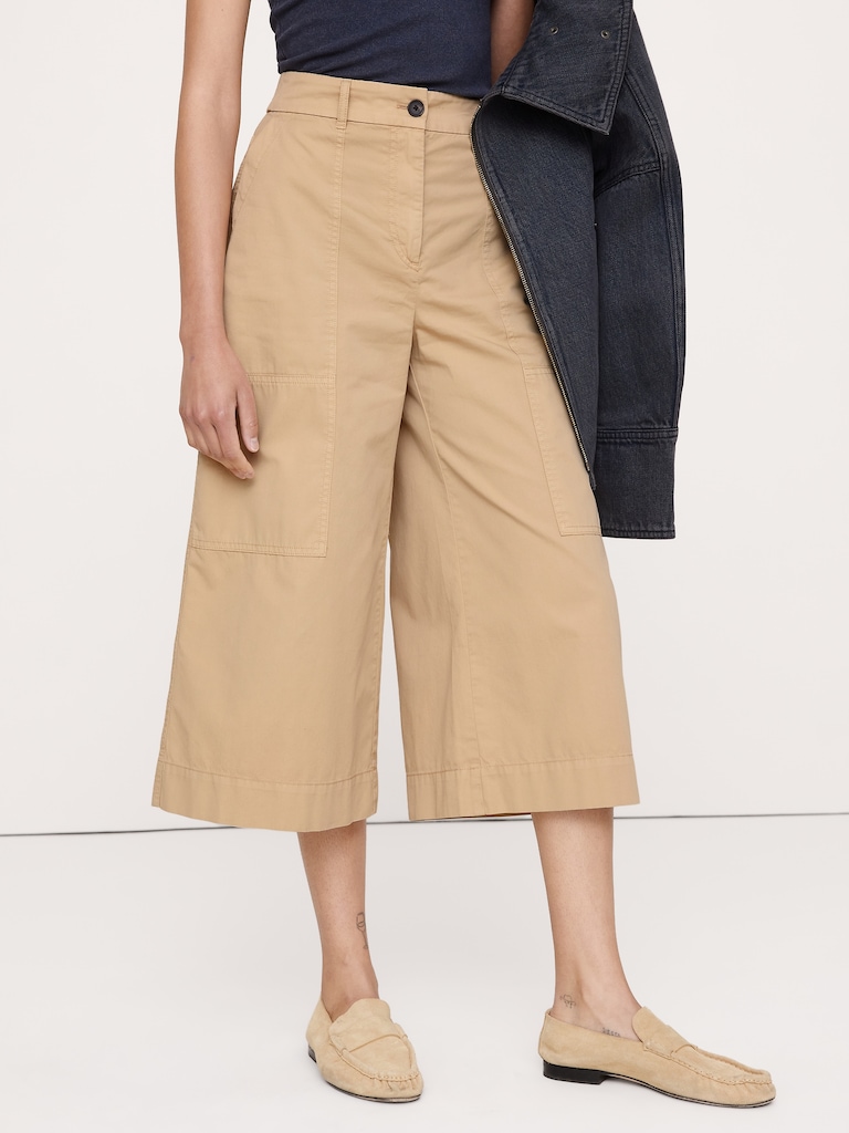 Cotton Twill Culotte