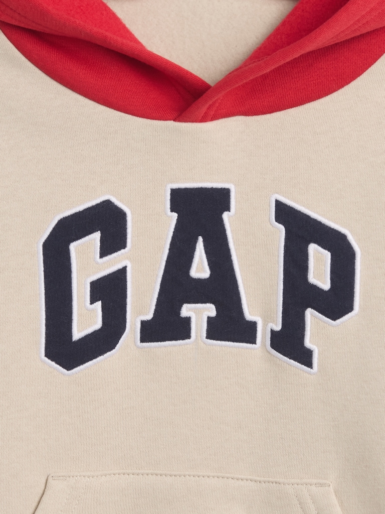 babyGap Relaxed Colorblock Logo Hoodie