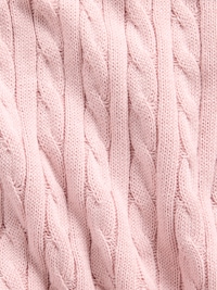 Kids 100% Cotton Cable-Knit Sweater Skort