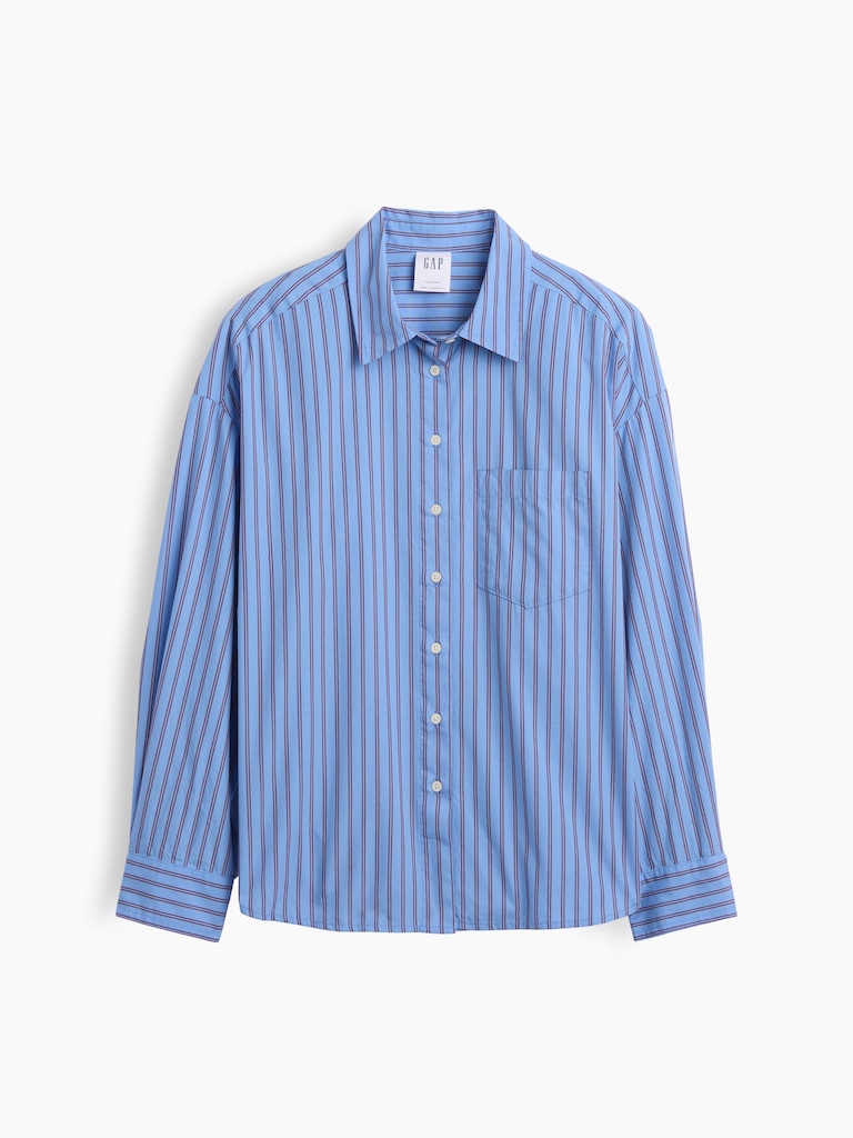 Oversized Shirt in Poplin