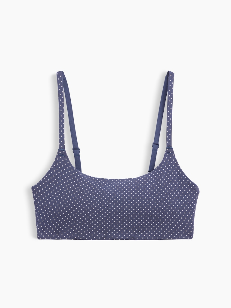 Softest Organic Stretch Cotton Scoop Bralette