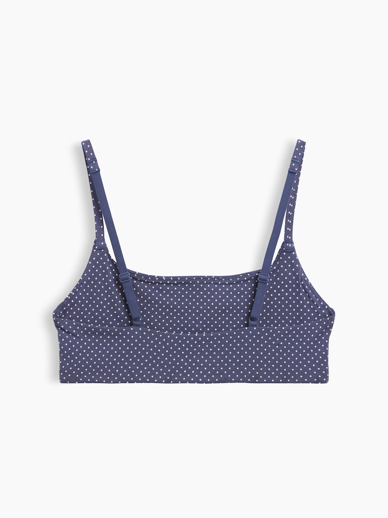 Softest Organic Stretch Cotton Scoop Bralette