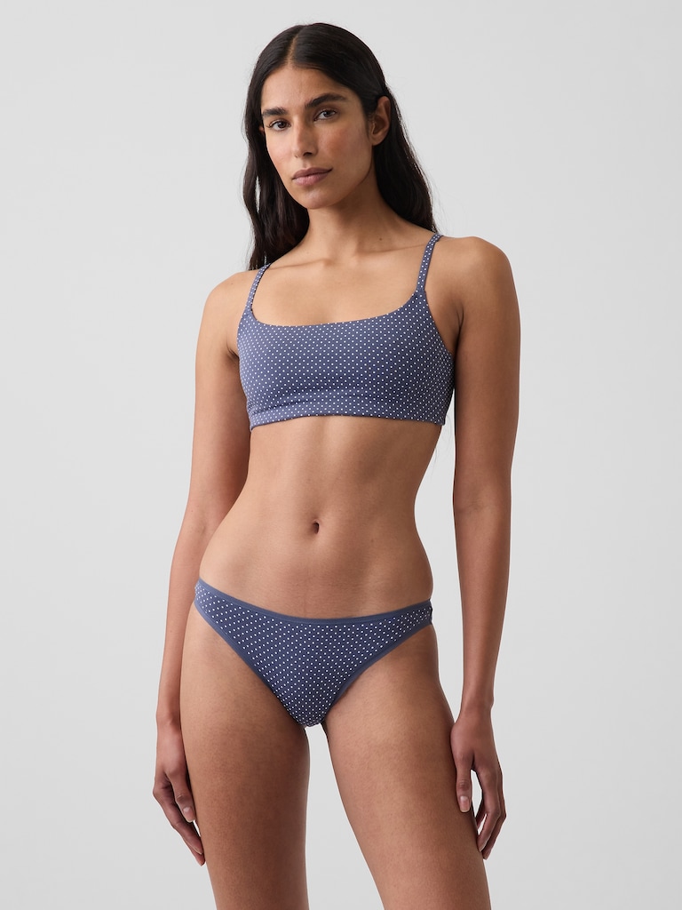 Softest Organic Stretch Cotton Scoop Bralette