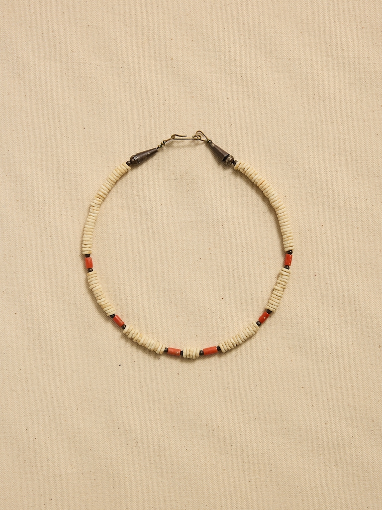 Archive Red Beaded Surfer Necklace