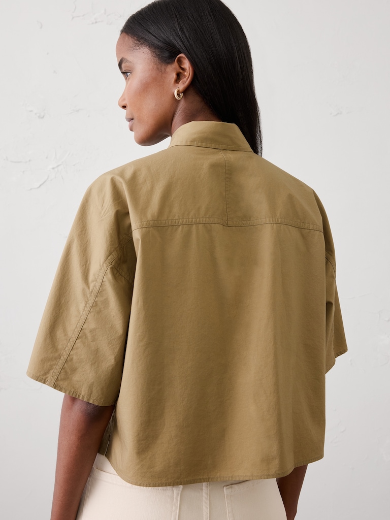 Boxy Cropped Shirt