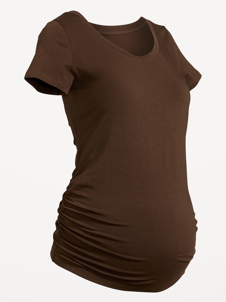 T-shirt à encolure dégagée de Maternité