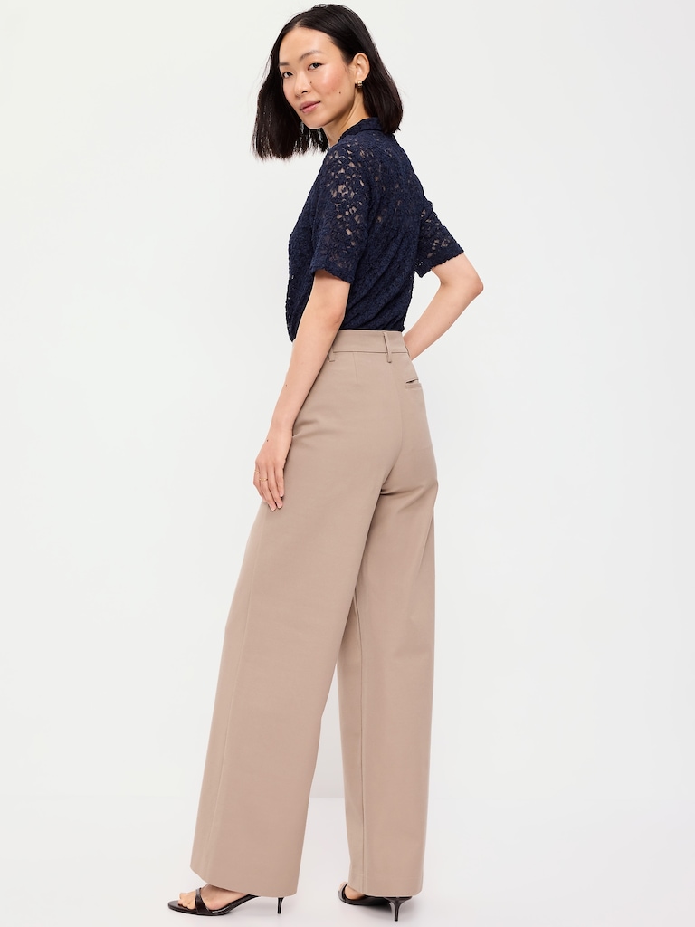 High-Waisted Pixie Super Wide-Leg Pants