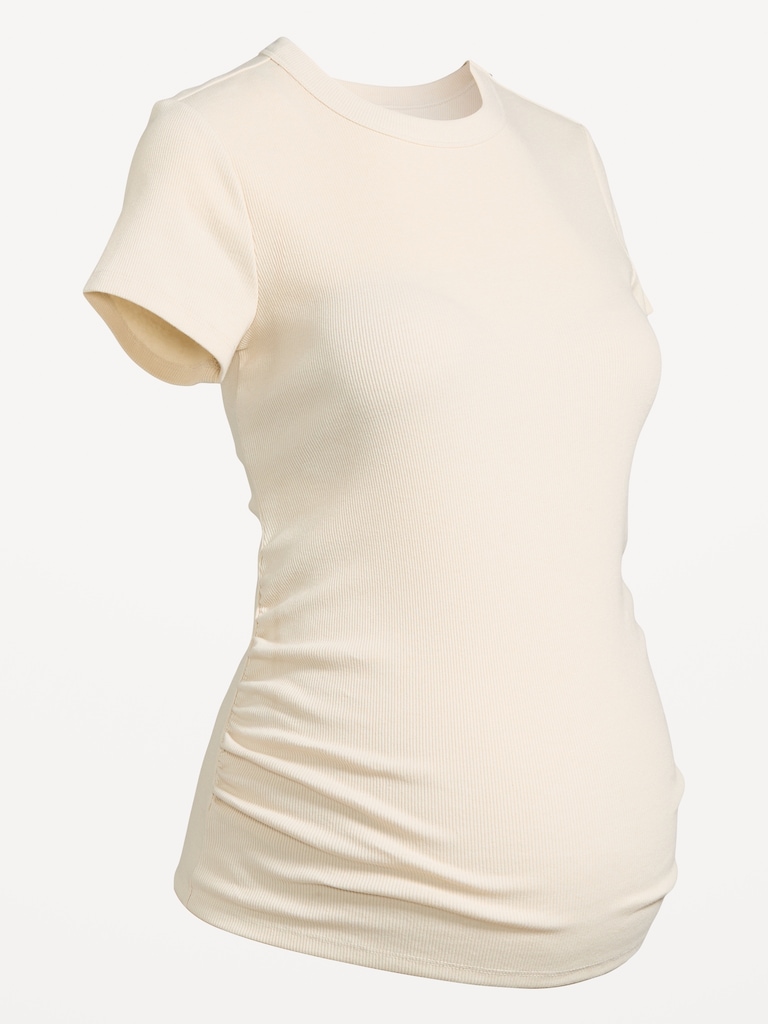 T-shirt ajusté à manches courtes de maternité