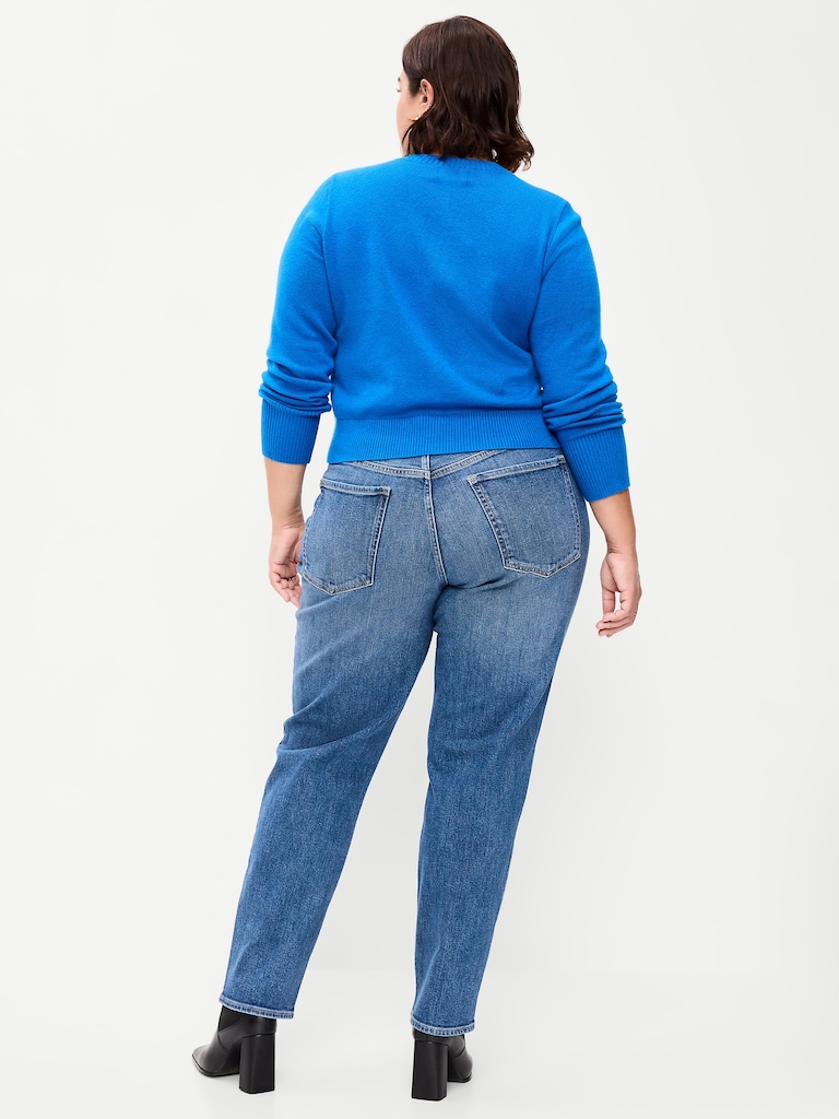 High-Waisted OG Straight Ankle Jeans
