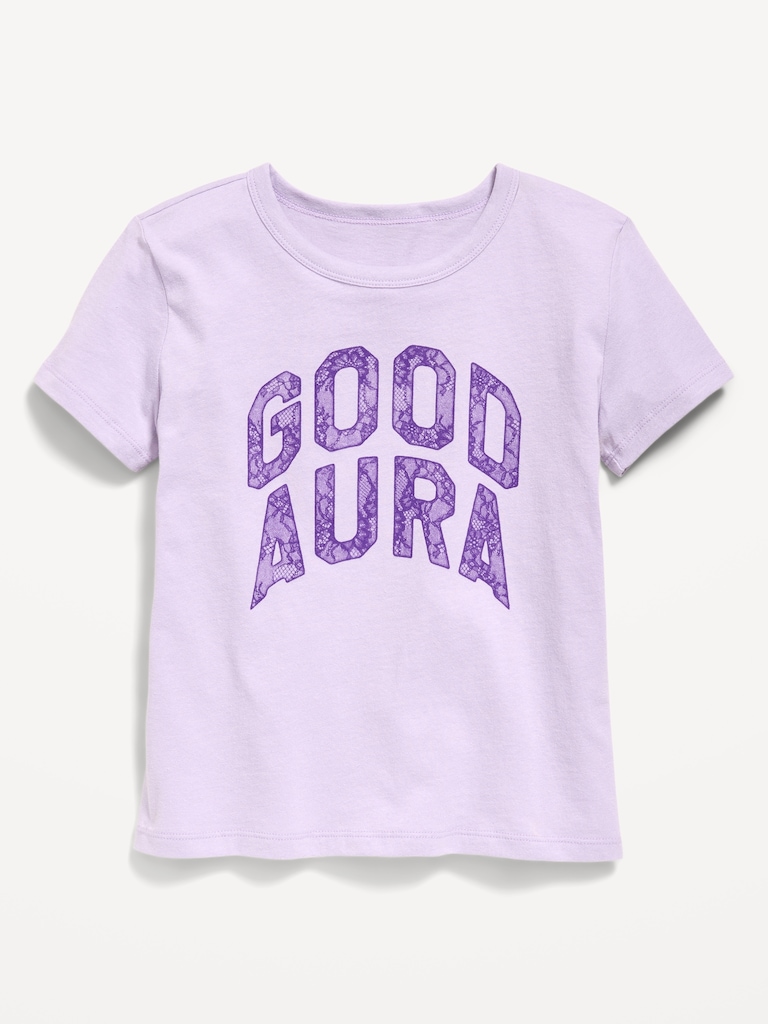 T-shirt à manches courtes à imprimé pour fille