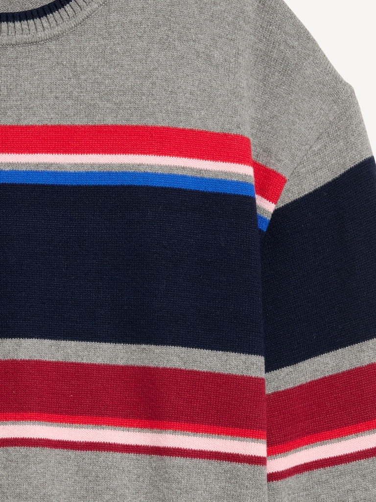 SoSoft Cotton Crew-Neck Cropped Sweater