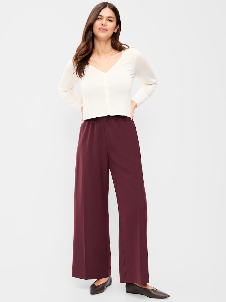 High-Waisted Billie Wide-Leg Trouser
