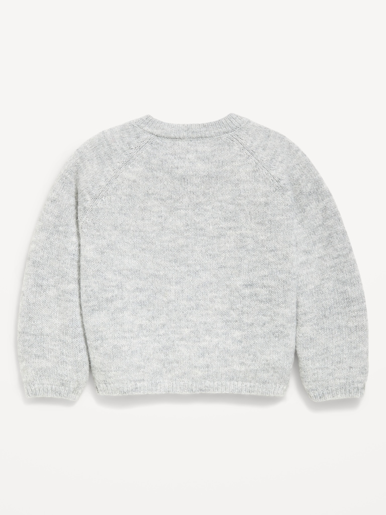 Graphic Cardigan Sweater for Toddler Girls