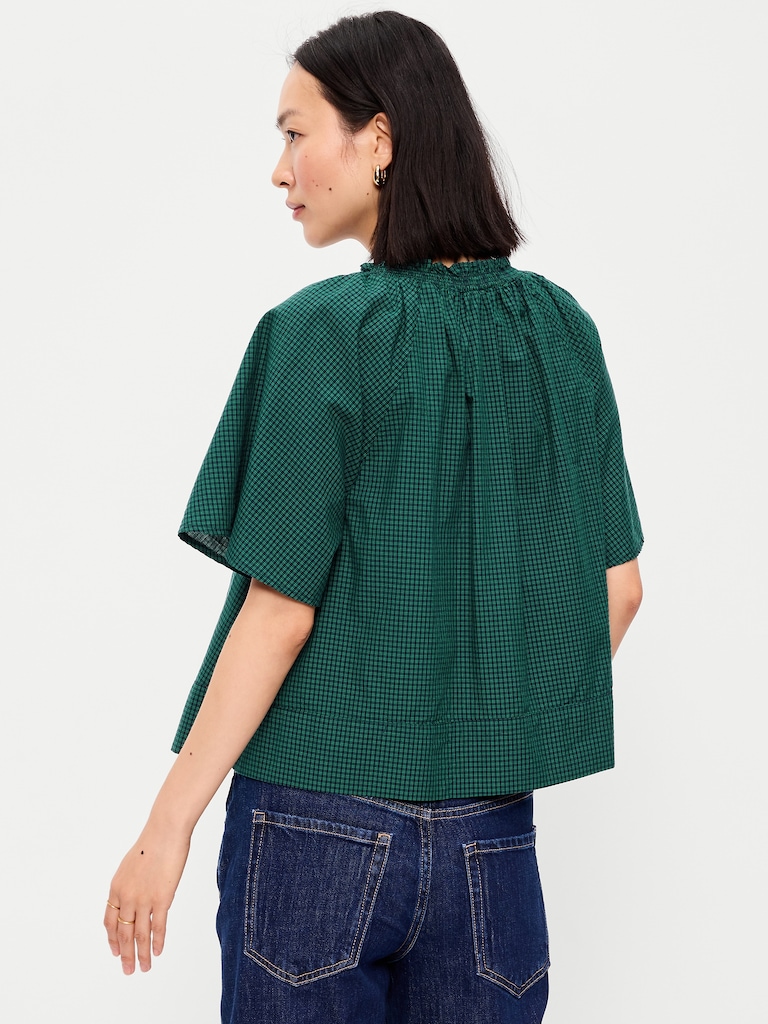 Loose Short-Sleeve Top