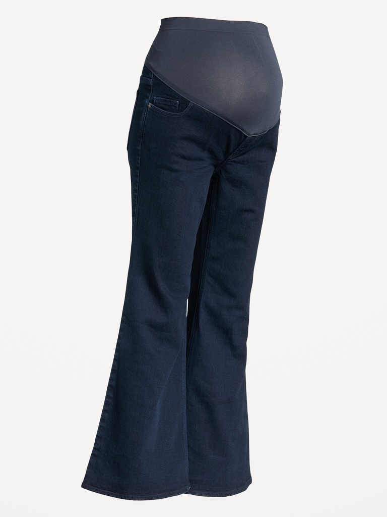 Maternity Full-Panel Flare Leg Jeans