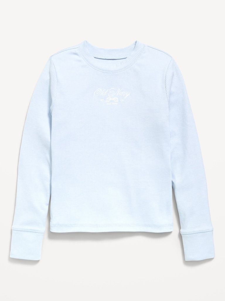 Long-Sleeve Logo Graphic T-Shirt for Girls