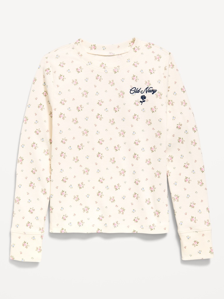 Long-Sleeve Logo Graphic T-Shirt for Girls