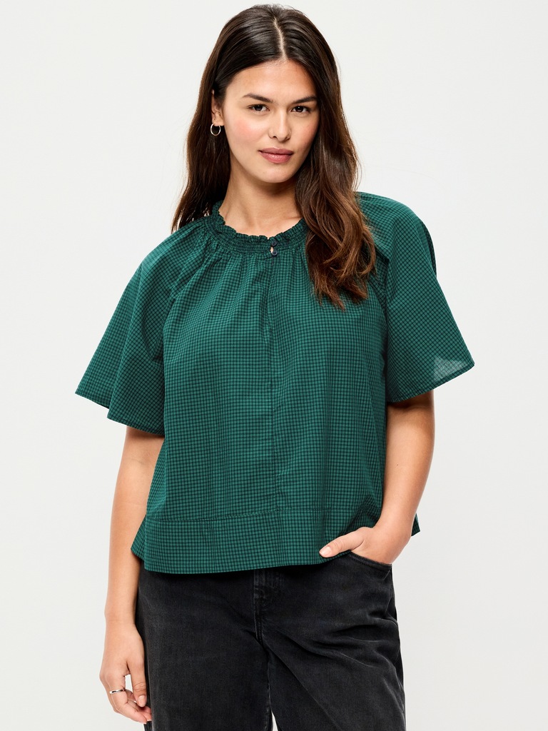 Loose Short-Sleeve Top
