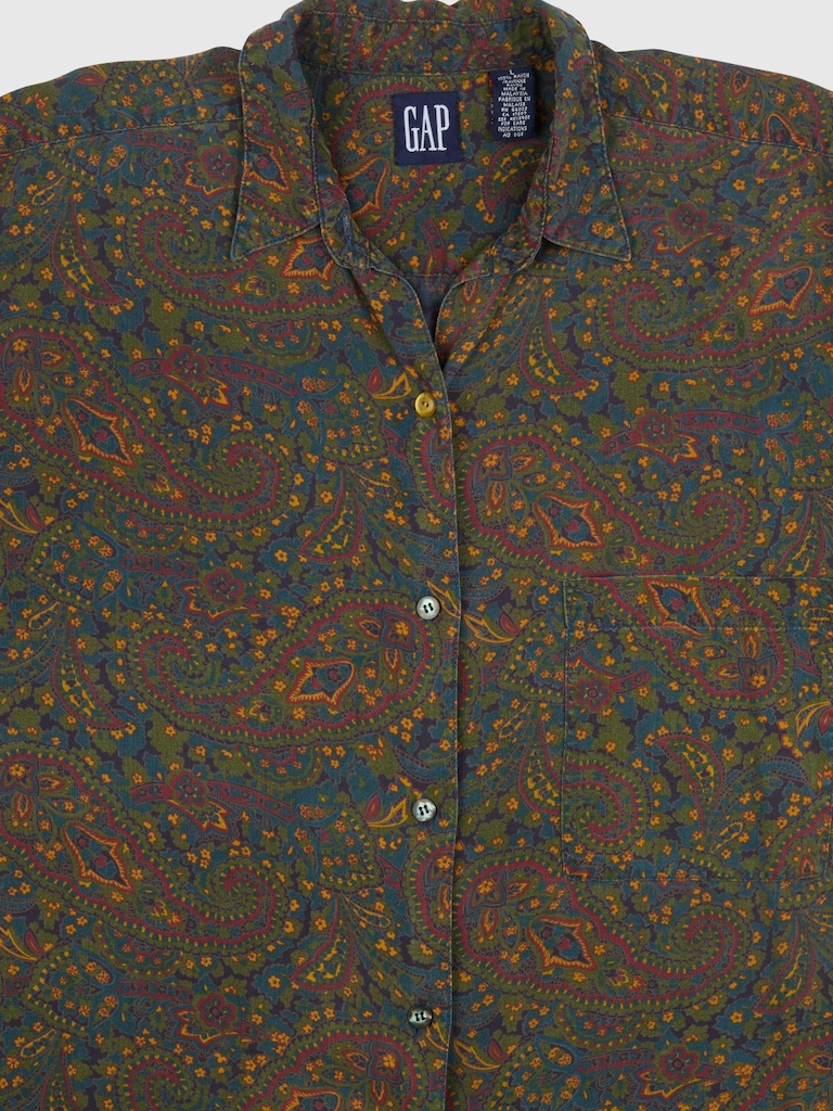 GapVintage Womens 90s Woven Shirt - L