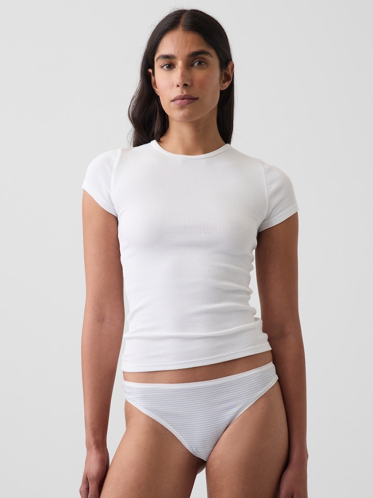Softest Organic Stretch Cotton Thong
