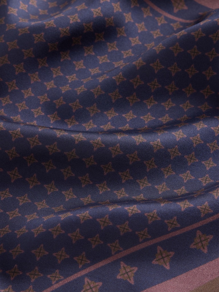 100% Silk Oversized Triangle Bandana Scarf