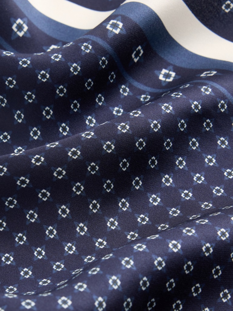 100% Silk Oversized Triangle Bandana Scarf