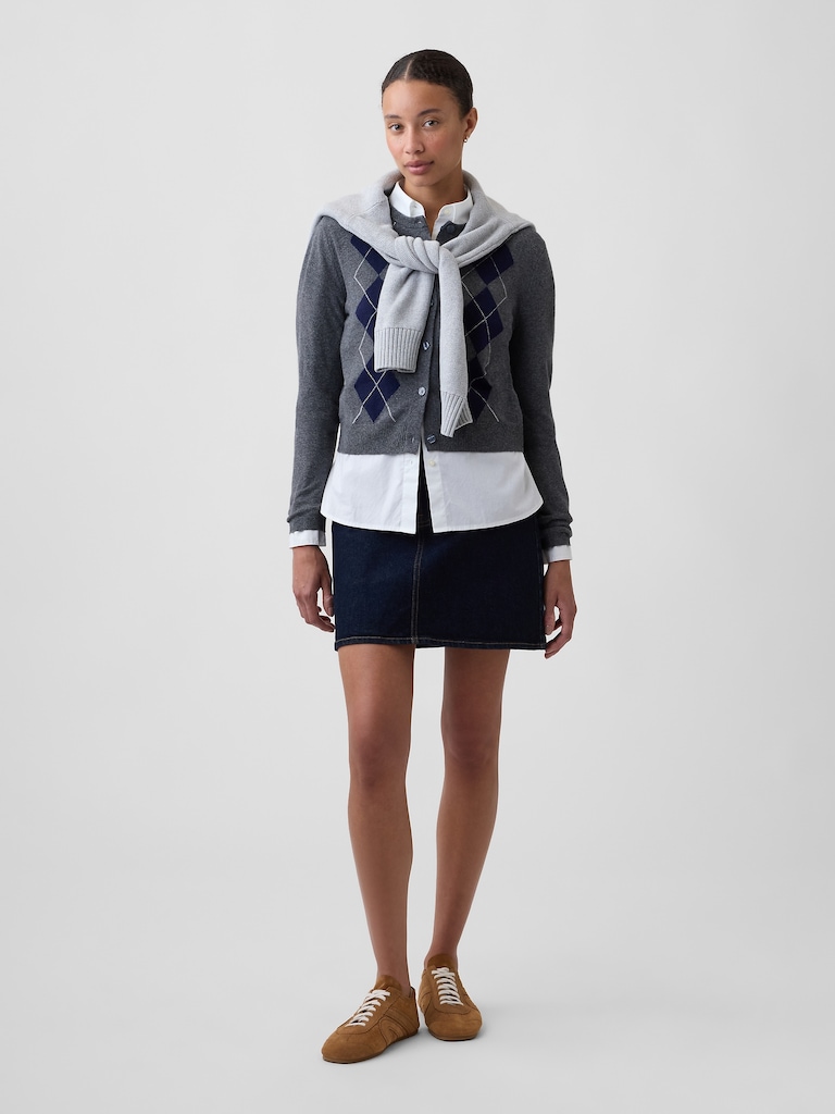 CashSoft Crewneck Cardigan