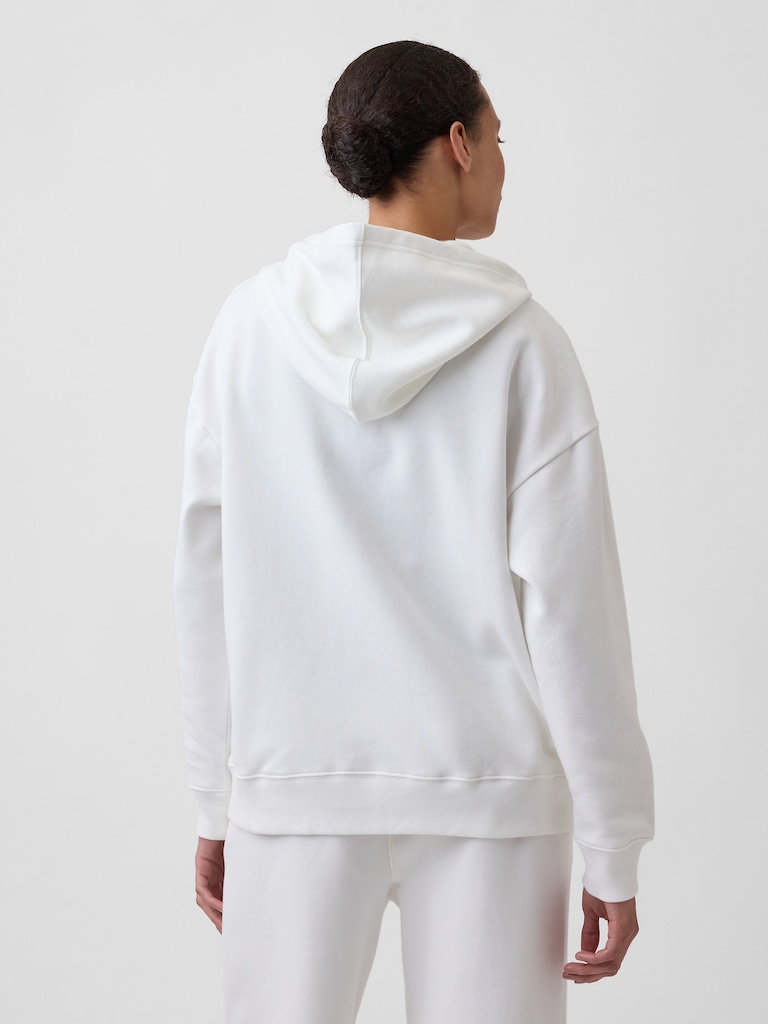 Oversized Fleece Zip Hoodie