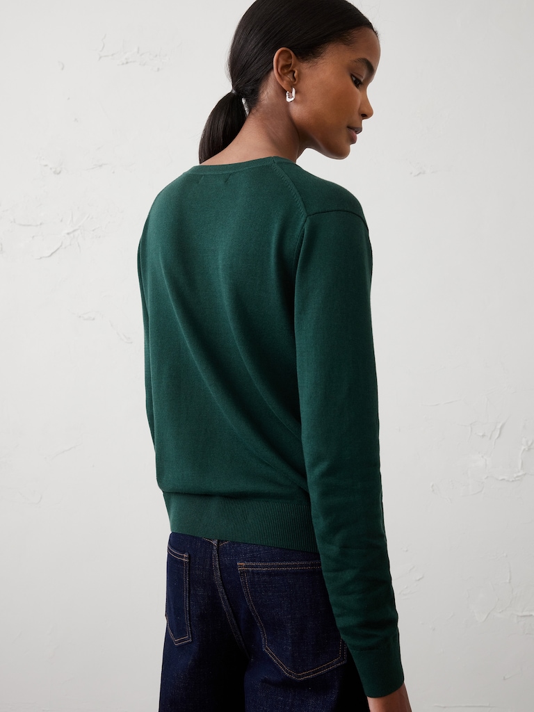 Forever V-Neck Cardigan Sweater