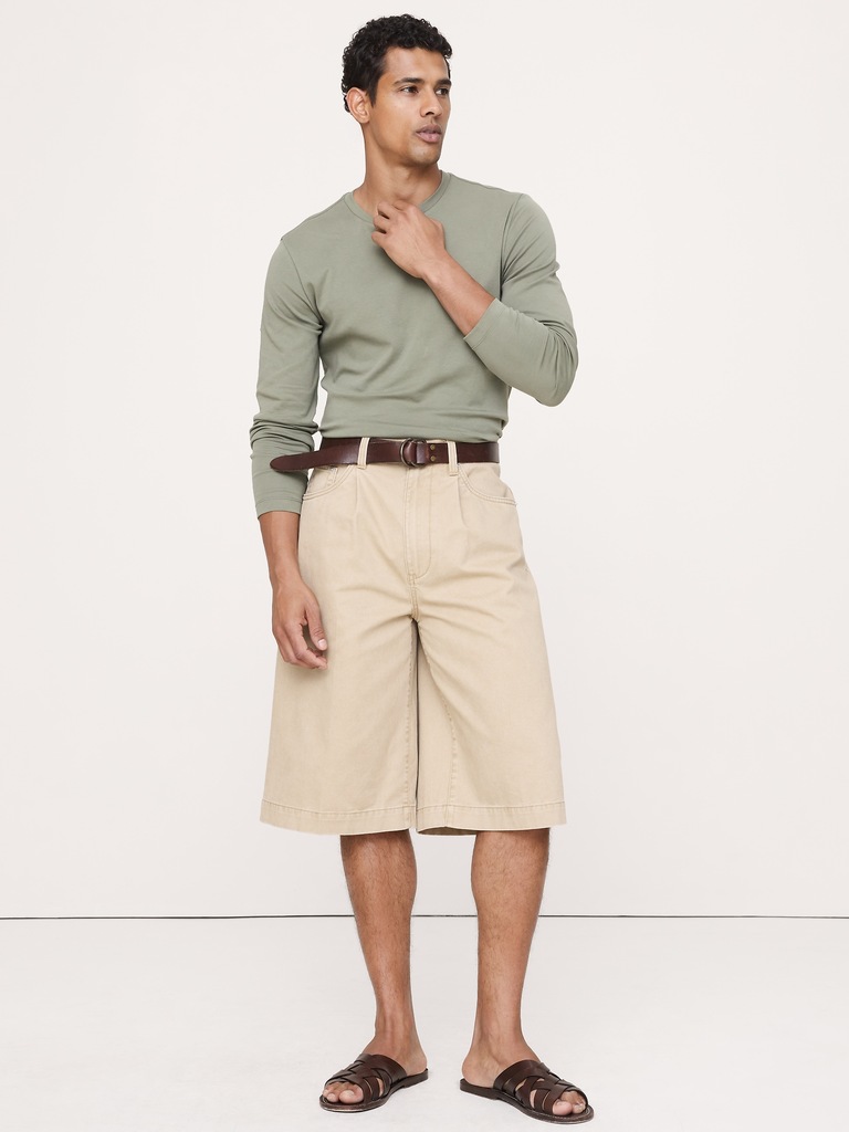 Luxury-Touch Long-Sleeve T-Shirt