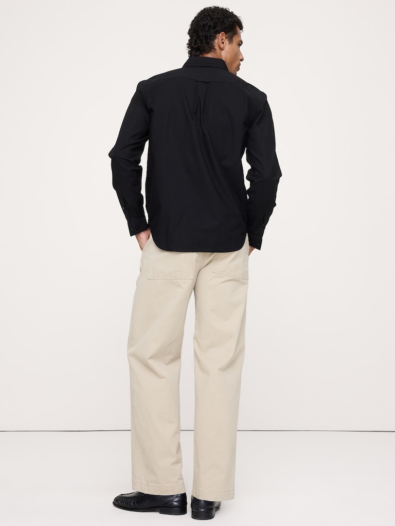 Standard-Fit Cotton Oxford Shirt