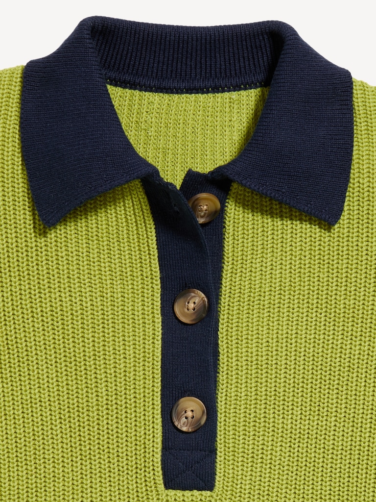 Shaker Polo Sweater