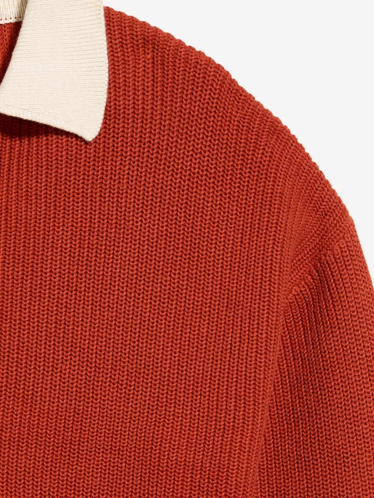 Shaker Polo Sweater