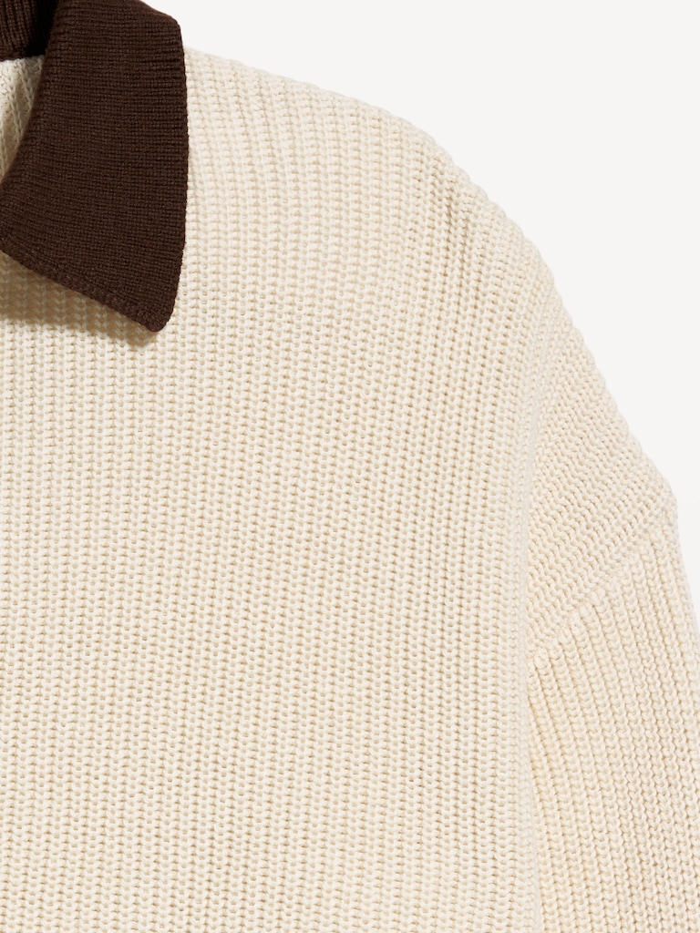 Shaker Polo Sweater