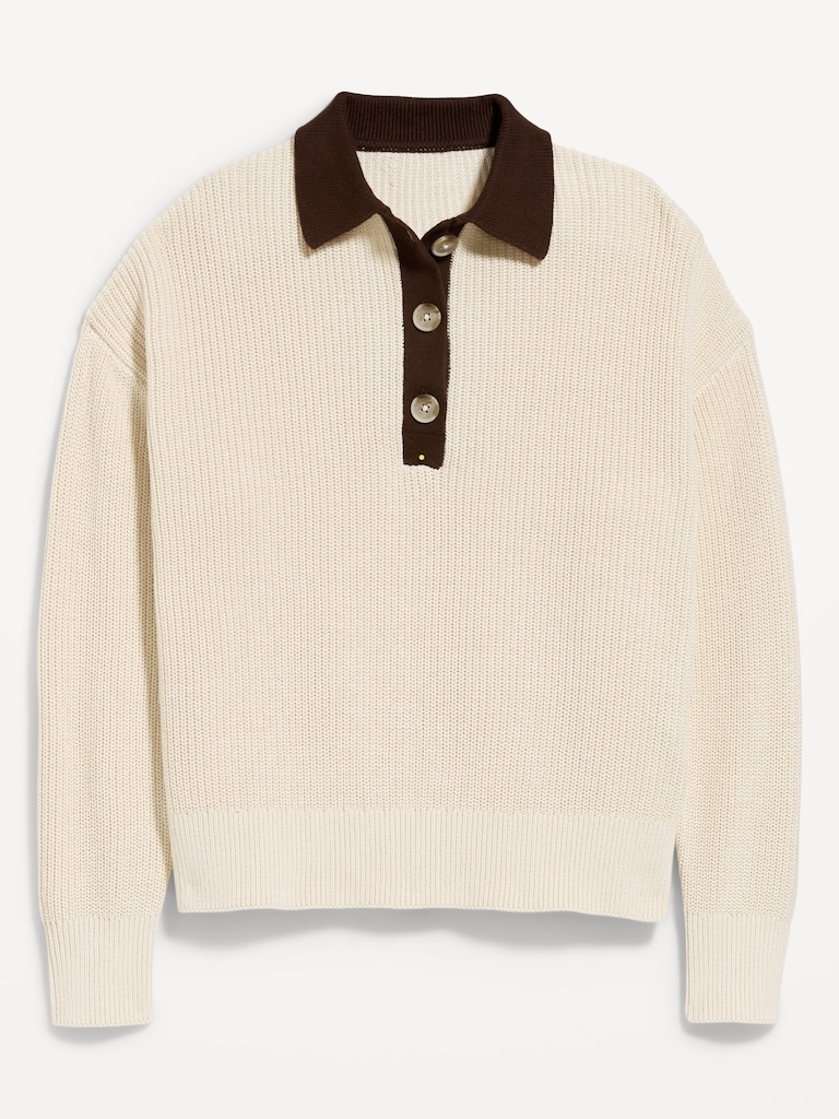 Shaker Polo Sweater