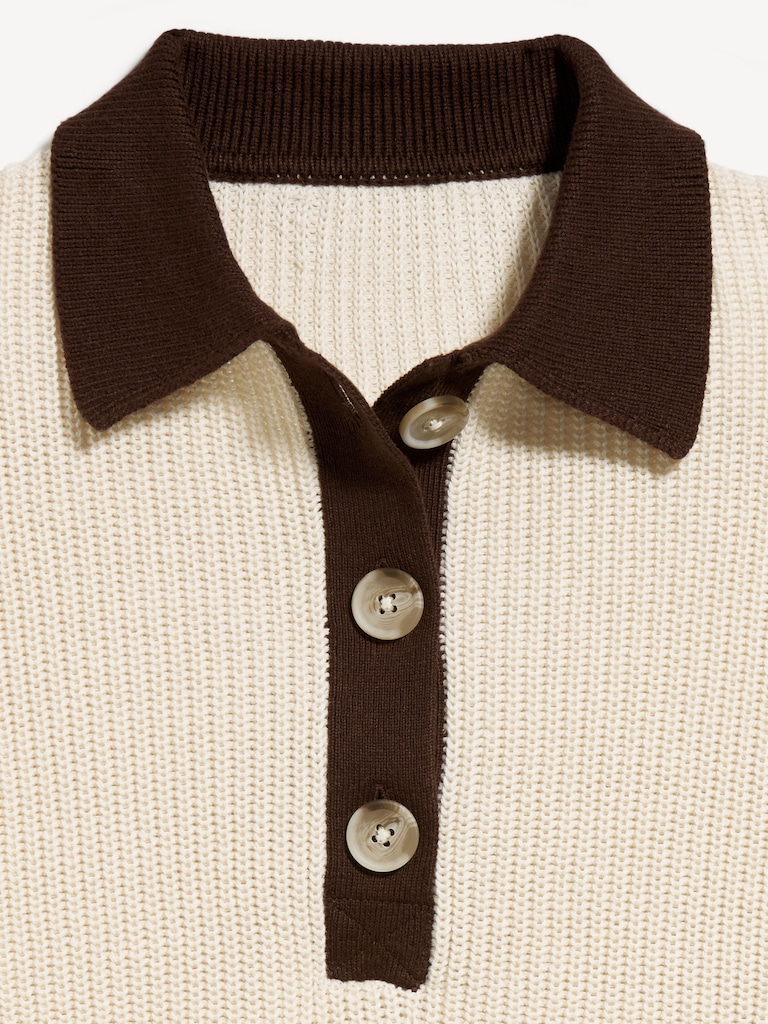 Shaker Polo Sweater