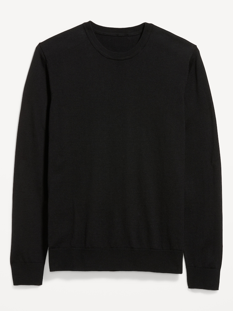Washed Crew-Neck Sweater