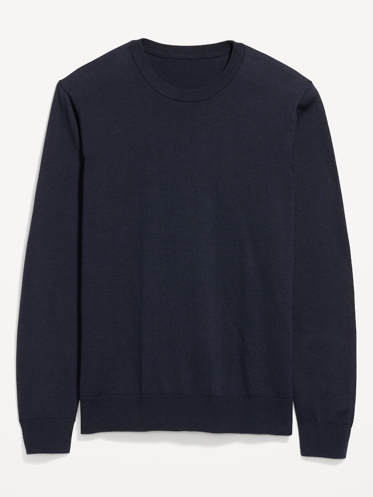Washed Crew-Neck Sweater