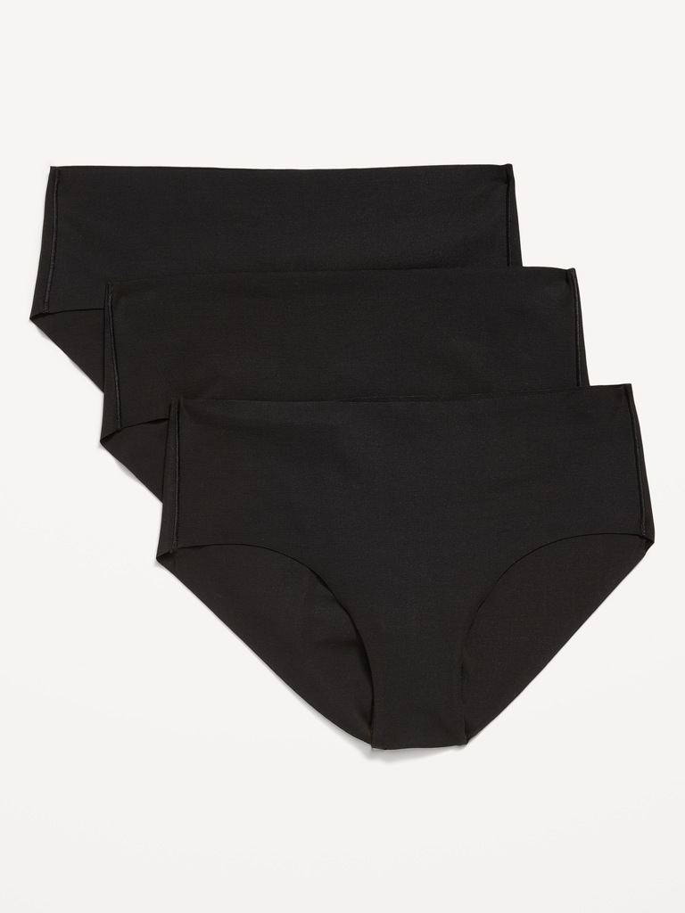 Mid-Rise Hipster Underwear 3-Pack