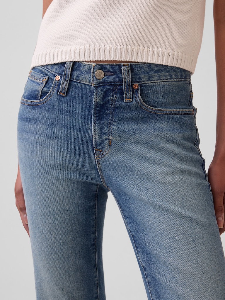 Low Rise Long & Lean Crop Jeans