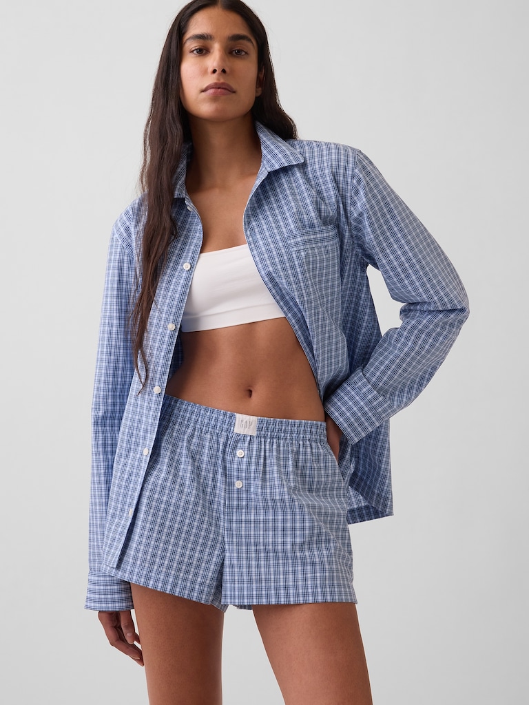Poplin PJ Boxer Shorts