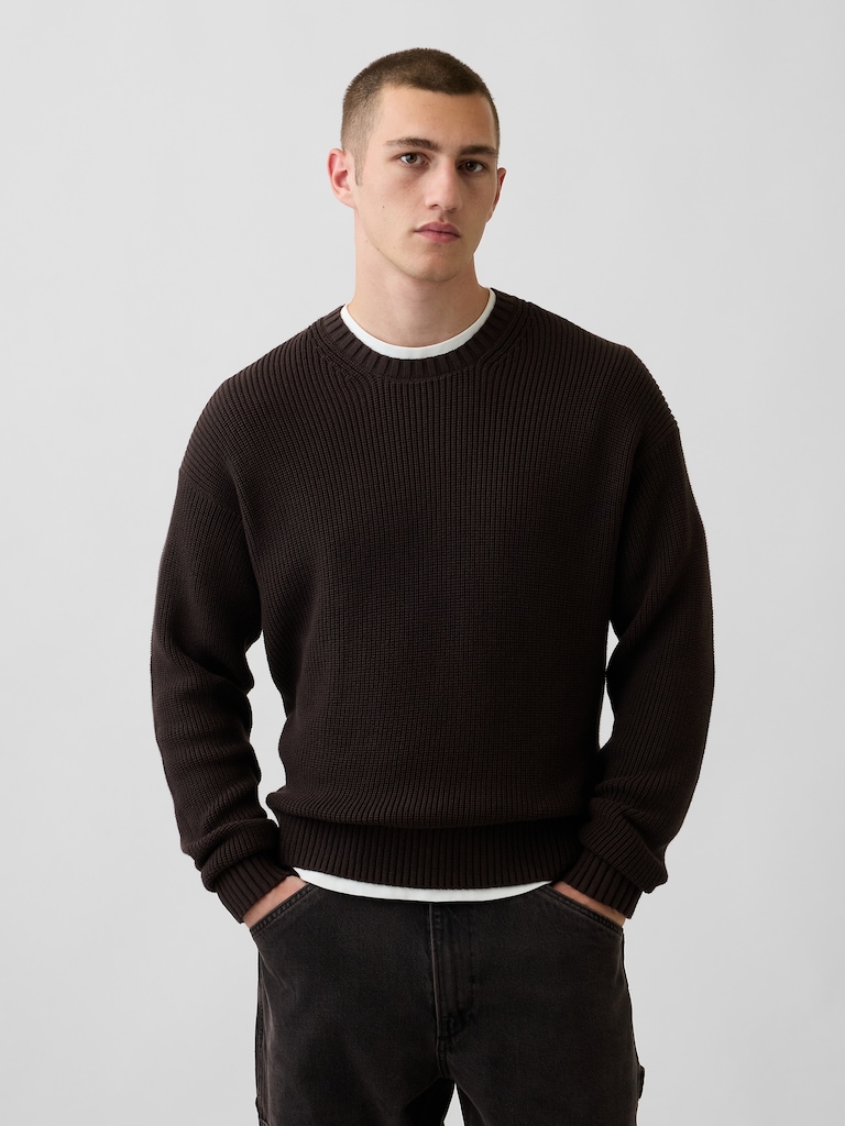 Relaxed Shaker Sweater