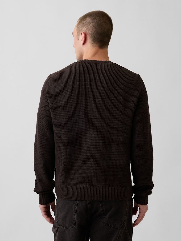 Relaxed Shaker Sweater