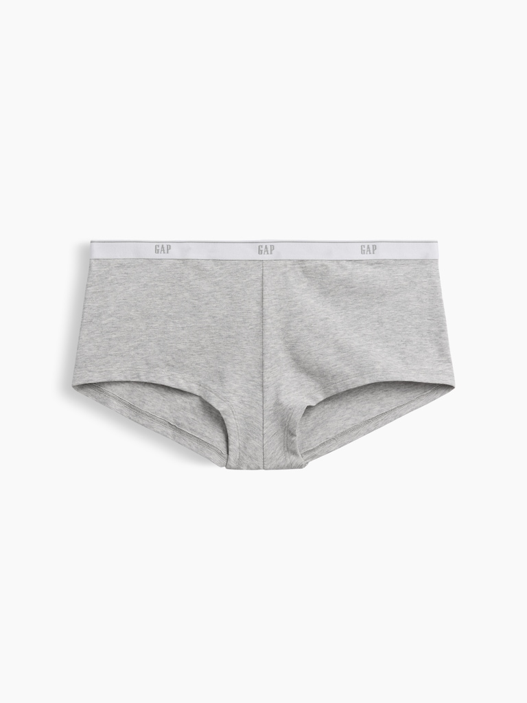SoftMade Organic Stretch Cotton Logo Shorty