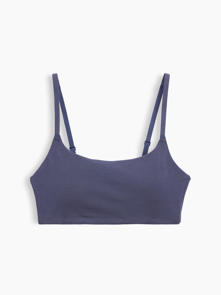 Softest Organic Stretch Cotton Scoop Bralette